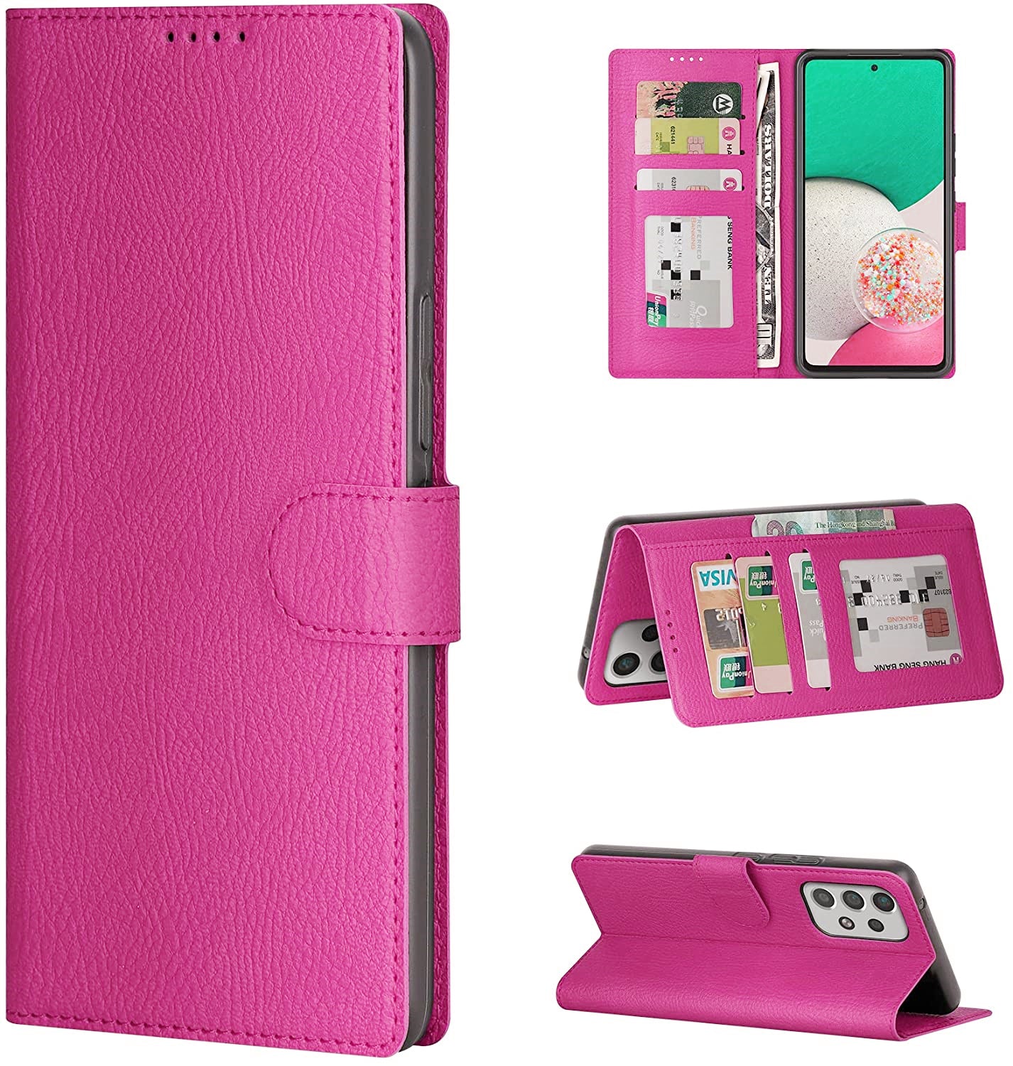 Leather Folio Wallet Case for Samsung Galaxy A53 5G Leather Folio Wallet Case for Samsung Galaxy A53 5G